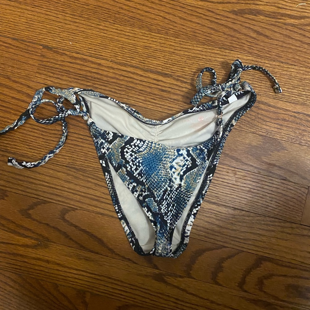COPY - Shade and Shore snakeskin bikini bottom